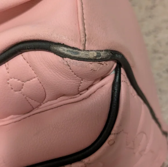 Luv Betsey by Betsey Johnson Pink Quilted Cat Pattern Backpack - Picture 13 of 15